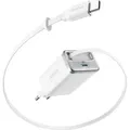 Produktbild: Anker Nano Ladegerät (35W, Integriertes einziehbares USB-C Kabel) Weiß - Weiß