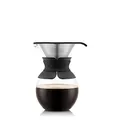 Produktbild: Bodum Pour Over Kaffeebereiter mit Permanentfilter Kurze Tülle 1 L 34 Oz