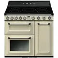 Produktbild: Smeg TR93IP2 - Victoria-Design, Standherd, Induktion, 90cm, Creme
