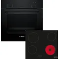 Produktbild: Bosch HBD211FB66, Einbau-Backofen-Set, HBF010BA1 + PKE61RAA2E, Einbau-Backofen, Elektro-Kochfeld - Schwarz