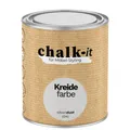 Produktbild: Kreidefarbe Chalk-it (04) Silver Dust 0,75L Shaby Chic Möbel Holzlack Natur Vintage Möbellack