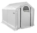 Produktbild: Foliengewächshaus Gewächshaus inkl. Regalen ShelterLogic weiß 244x185x183cm