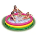 Produktbild: Intex BabyPool ''Sunset Glow'', Wasserbedarf ca 131l, aufblasbarer Boden, 3- Rin