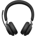 Produktbild: Jabra Evolve2 65 MS Stereo Headset, On-Ear, Bluetooth, kabellos, USB-A - Schwarz