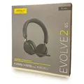 Produktbild: Jabra Evolve2 65 kabelloser Stereo Kopfhörer (MS Teams, USB-A) Schwarz  ohne OVP