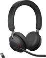 Produktbild: Jabra Evolve2 65 kabelloser Stereo Kopfhörer (MS Teams, USB-A) - Schwarz OVP