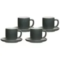 Produktbild: Ritzenhoff & Breker JASPER Espressotasse mit Untertasse 100 ml 4er Set grau