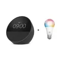 Produktbild: Amazon Echo Spot - Neueste Generation + tink Basics Smart Bulb E27 - Matter