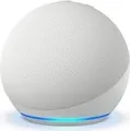 Produktbild: Amazon Echo Dot (5. Gen) - Amazon Alexa - Sphärisch - Weiß - Deutsch - Englisch - Spanisch - Französisch - Italienisch - Android - Fire OS - 4,4 cm