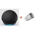 Produktbild: Bundle: Amazon Echo Dot (5. Gen. 2022) WLAN- und Bluetooth-Lautsprecher mit Alexa Anthrazit + Shelly Plug S Gen3 white Zwischenstecker