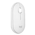 Produktbild: Logitech Pebble Mouse 2 M350s Bluetooth Maus Weiß, 3 Tasten, leise, mobil, inkl.