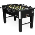 Produktbild: Buckshot Kickertisch 141x77x89 cm - 60KG - Schwarz Tischfussball mit 2 Bälle