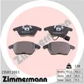 Produktbild: ZIMMERMANN 23587.200.1 Bremsbelagsatz, Scheibenbremse für AUDI SEAT SKODA VW