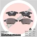 Produktbild: Bremsbeläge 23587.200.1 ZIMMERMANN für AUDI SEAT SKODA VW
