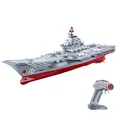 Produktbild: efaso RC Flugzeugträger S11 Ferngesteuertes Boot 1:438 RTR Dual-Motoren, bis zu 30km/h schnell, 30Min Spielzeit, Gesamtlänge 68cm für Kinder & Erwachsene