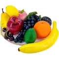 Produktbild: Künstliche Früchte Dekoration Obst Requisiten Korb 12 Stück, realistische Farben