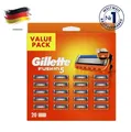 Produktbild: Original Gilette Fusion 5 Ersatz Rasierklingen 20 Stück für Fusion Rasierer DE~