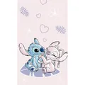 Produktbild: Jerry Fabrics Disney Lilo und Stitch Strand Sport Badezimmer Handtuch aus Baumwolle für Kinder Rosa