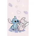 Produktbild: Lilo Und Stich Handtuch Strand Bad Pool 100% Baumwolle Disney Engel Kinder/Rosa