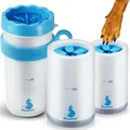 Produktbild: BluePet Pfotenreiniger Hund, Hundepfotenreiniger, Reiniger Hundepfoten + Handtuch, Pfoten waschen