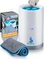 Produktbild: BluePet Pfotenreiniger für Hunde zum Entfernen von Dreck & Schmutz von Hundepfoten I Inkl. Mikrofaser-Handtuch I PfotenBlitz Größe L