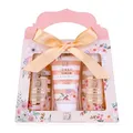 Produktbild: Accentra – Duschset Frauen Geschenkset HONEY JASMINE in schöner Geschenkbox – 3-teiliges Pflegeset mit Duschgel, Bodylotion und Schaumbad – Wellness Geschenk Set zum Geburtstag & Valentinstag