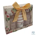 Produktbild: Accentra – Duschset Frauen Geschenkset HONEY JASMINE in schöner Geschenkbox – 3-