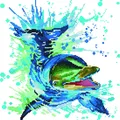 Produktbild: Diamond Dotz Diamond Painting Delfin Flipper (DD8.004)