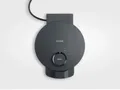 Produktbild: Waffeleisen Herzform 1000W schwarz Antihaft Temperaturregler WA 2116