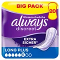 Produktbild: Always Discreet Inkontinenzeinlagen Für Frauen Long Plus 20 Stück Extra Sicher & Diskret