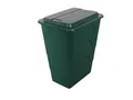 Produktbild: TrendLine Regentonne eckig Deckel Hahn 280L grün Regenwassertonne Wassertank