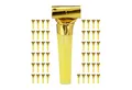 Produktbild: relaxdays Spielzeug-Musikinstrument Partytröten 50er Pack, gold