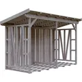 Produktbild: Skan Holz Holzunterstand Max 2 370 cm x 160 cm Natur