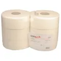 Produktbild: Plock GmbH Jumbo-Toilettenpapier, geprägt, 2-lagig, hochweiß, Zellstoffpapier, 9,6 x 24 cm, 1 Paket = 6 Rollen, Ø 24,5 cm ST-88022