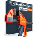 Produktbild: Presch Einhandzwinge 150mm – Schnellspannzwinge mit 75kg Spannkraft