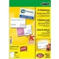 Produktbild: Sigel - Mikroperforierte Visitenkarten - hochweiß - 85 x 55 mm - 225 g/m2 - 100 Karte(n) (10 Bogen x 10) - (LP798)