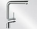 Produktbild: Blanco Linus Küchenarmatur, Einhebelmischer Hochdruck, Chrom (514019)