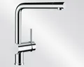 Produktbild: Blanco Linus Küchenarmatur, Einhebelmischer Hochdruck, Chrom (514019)