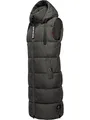 Produktbild: Navahoo Damen ärmellose lange Outdoorweste warme Winterjacke Schnuffelchen Anthracite Gr. M
