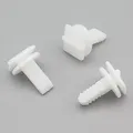 Produktbild: VVO Fasteners- Weiß Kunststoff-Clips. Innenraum A-Säulenverkleidung. Kompatibel mit einigen Ford Fiesta, Focus C-Max, Focus, (Packung mit 10 Clips)