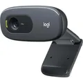 Produktbild: Logitech Webcam C270 HD 960-001063, grau, USB-A, mit Mikrofon, HD (720p)