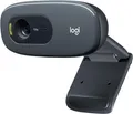 Produktbild: Logitech C270 Webcam, HD 720p, 60° Sichtfeld, Fester Fokus, Belichtungskorrektur