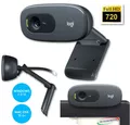 Produktbild: Webcam Logitech C270 HD 1280x720 USB Hi-Speed Video Stream für Windows / Mac
