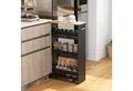 Produktbild: COSTWAY Küchenwagen, schmal, Nischenwagen 4 Ebenen, auf Rollen, 47,5x20x80,5cm
