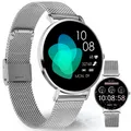 Produktbild: XCOAST Smartwatch SIONA 2 Nano Silver - Damen, ultra klein und dünn, 6 Tage Akku