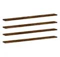 Produktbild: vidaXL Wandregal, Regale 4 Stk. Räuchereiche 100x10x1,5 cm Holzwerkstoff