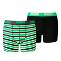 Produktbild: PUMA Unisex Kinder Boys Everyday Striped Boxers Unterwäsche, Classic Green, 164 EU