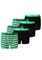 Produktbild: PUMA 6er Pack Basic Boxer Printed Stripes Boxershorts Jungen Kinder Unterhose, Farbe:Classic Green, Bekleidung:164