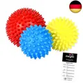 Produktbild: meglio Faszienball Massagebälle 3er Set, Noppenball Set perfekt für den T