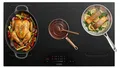 Produktbild: KLAMER Induktionskochfeld 90 cm, 4 Zonen mit 2 Flexzonen & Rundzone, 9400 Watt, Boost Funktion, 9 Leistungsstufen, Timer 99 min, Kindersicherung, Kratzfeste Glasoberfläche